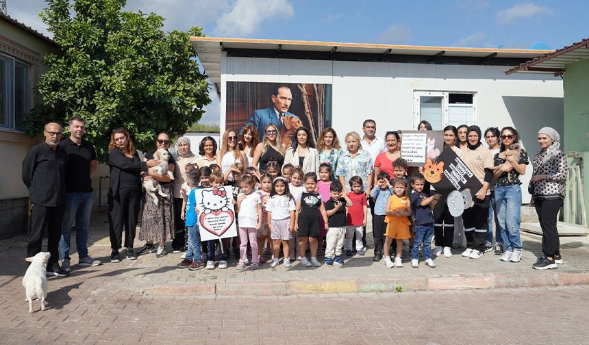 Çukurova Belediyesi’nden 4 Ekim’e Özel Anlamlı Etkinlik! Miniklerden Örnek Davranış