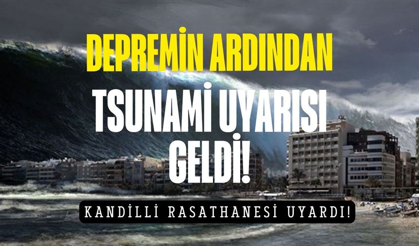 Kandilli, Marmara’daki 5.0’lık deprem için uyardı! Tsunami riski var