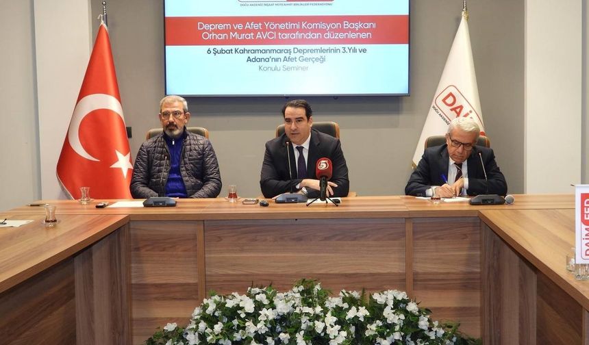 DAİMFED’ten Deprem Gerçeğine Net Mesaj: “Bu Ülke Fay Hatlarıyla Yaşıyor”