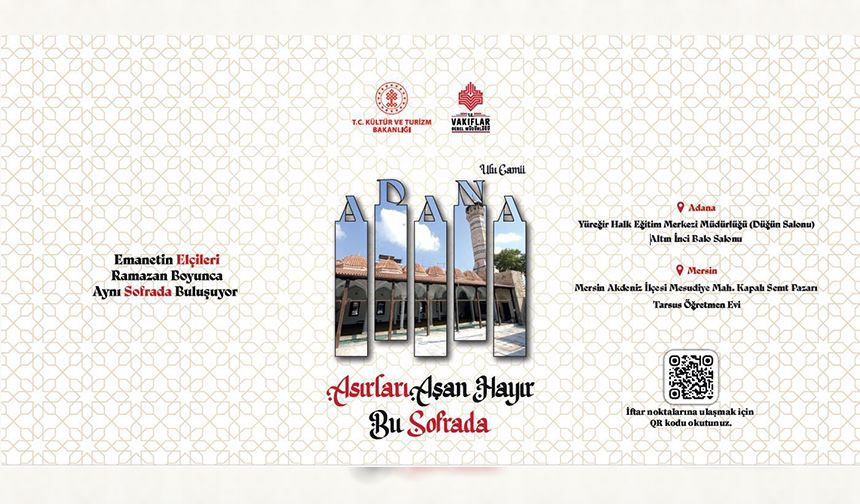 Adana ve Mersin’de İftar Noktaları Açıklandı