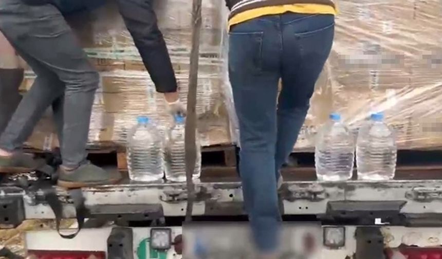 Adana’da 3 Bin Litre Sahte Alkol Yakalandı!