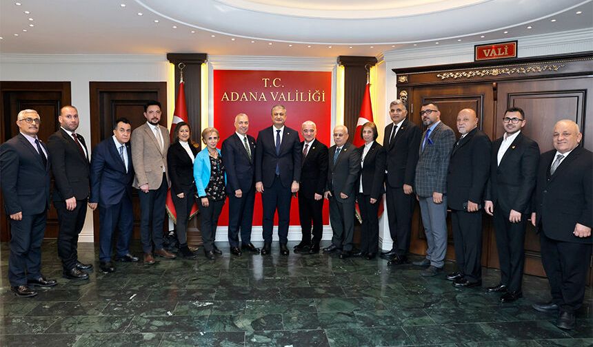 Çukurova Gazeteciler Cemiyeti’nin Yeni Yönetimi Vali Yavuz İle Buluştu