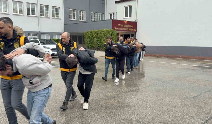 ‘Profesör’, ‘Firavun’ ve ‘Azad’ Yakalandı! Adana’da 10 Milyonluk Vurgun