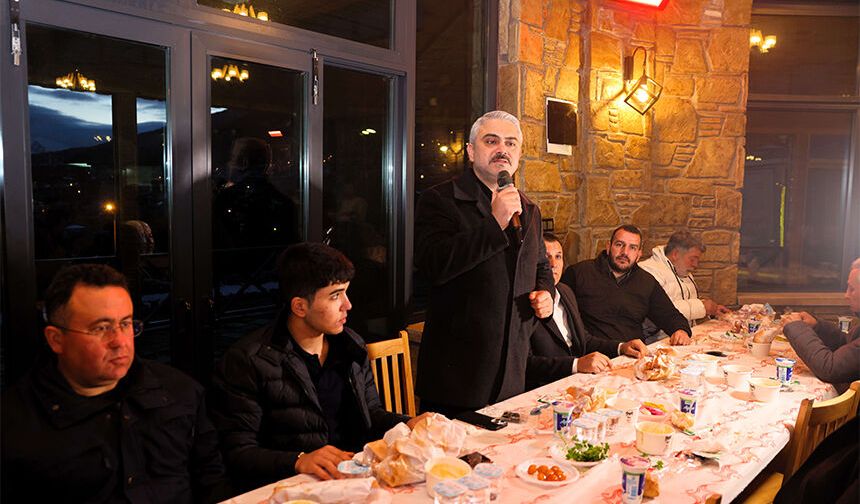 Başkan Avan İftarda Müjdeyi Verdi! Yaylaya Büyük Yatırım