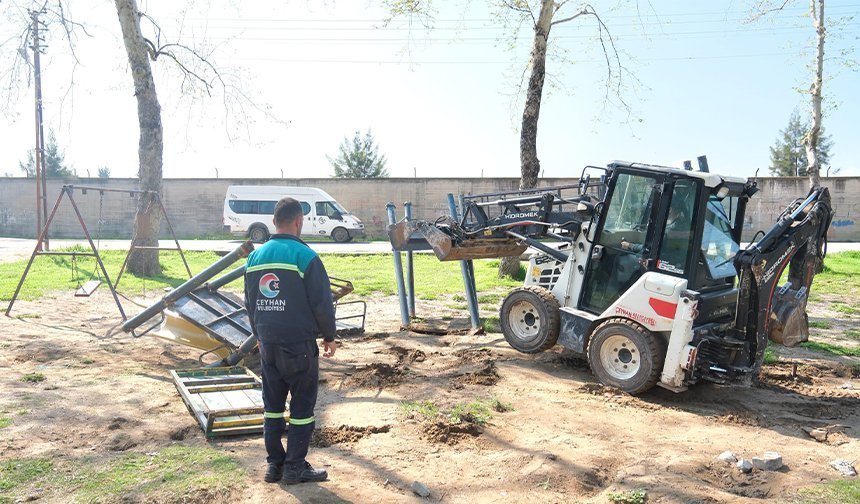 Ceyhan’da 27 Park Baştan Aşağı Yenileniyor: Modern Yaşam Alanları Geliyor