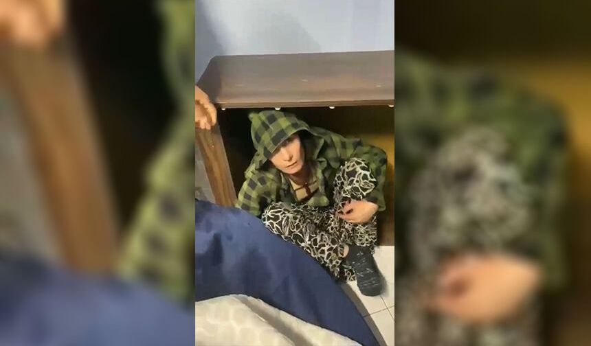 Kadın Hırsız Dolaptan Çıktı!