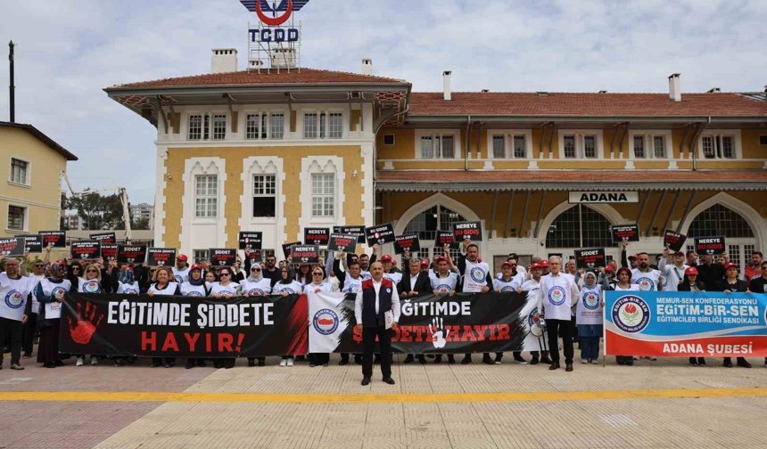 Adana’da Eğitimciler Ayakta: Siverek Saldırısına Sert Tepki