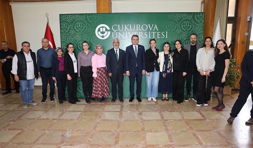 Çukurova Üniversitesinde Geleneksel Bayramlaşma Töreni Gerçekleştirildi