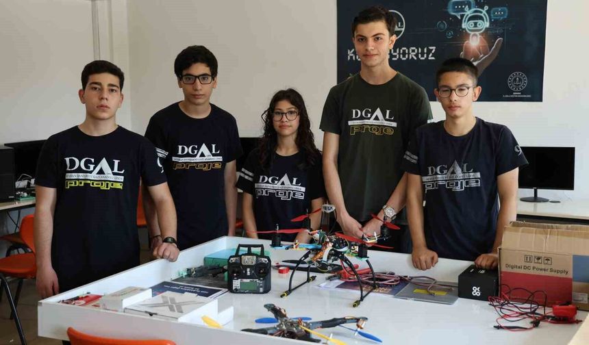 TEKNOFEST'e Damga Vurabilir! Lise Öğrencilerinden Yapay Zekalı Dron Projesi