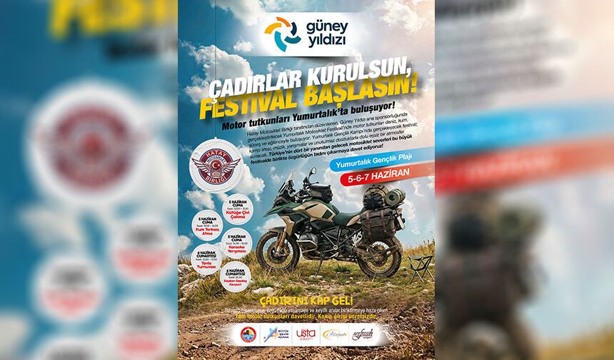 Yumurtalık'ta Büyük Festival Heyecanı! Motosiklet Tutkunları Bu Etkinlikte Buluşacak