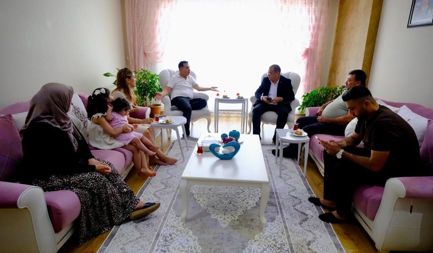 Şehit Polis Yunus Uğur'un Ailesine Anlamlı 15 Temmuz Ziyareti