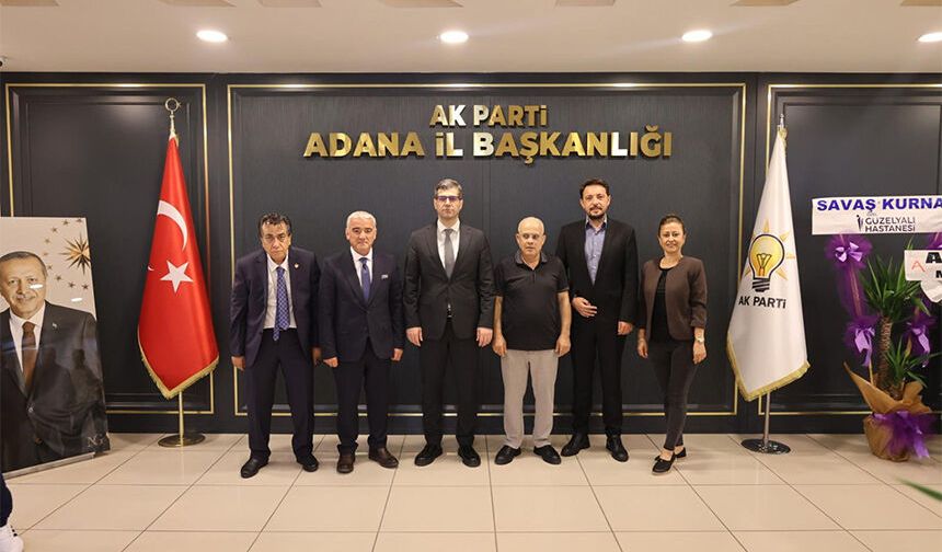 ÇGC'den Ak Parti İl Başkanı Mustafa Özkan'a Hayırlı Olsun Ziyareti