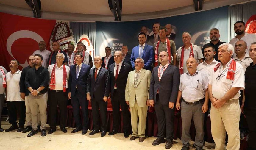 MHP Kozan'da 23 Yıl Sonra Tarihi Geri Dönüş! Yusuf Seğmen Yeniden Başkan Seçildi