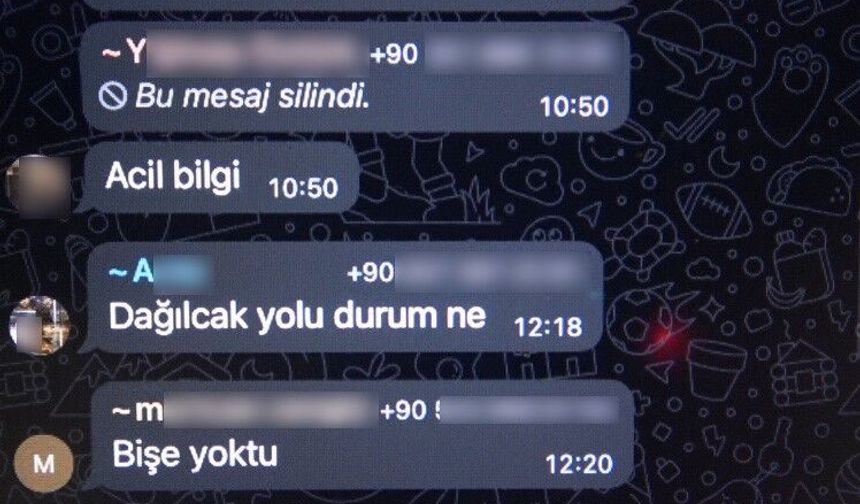 Adana'da Şoke Eden WhatsApp Grubu! Polis Noktalarını Anbean Paylaştılar