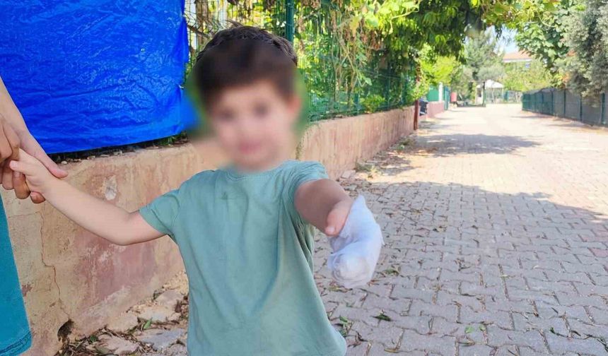 Adana’da 3 Yaşındaki Mustafa’nın Eli Taşların Arasında Sıkıştı!