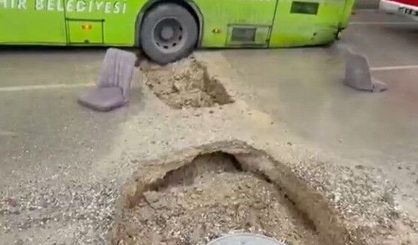 Adana’da Yağmurun Ardından Faciadan Dönüldü!