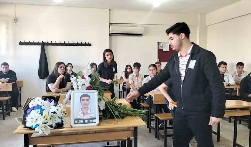 Motosiklet Kazasında Hayatını Kaybeden 17 Yaşındaki Selçuk Okulunda Anıldı