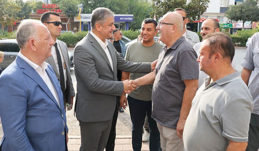 Vali Yavuz’dan Bülent Angın Bulvarı’nda Dikkat Çeken Ziyaret