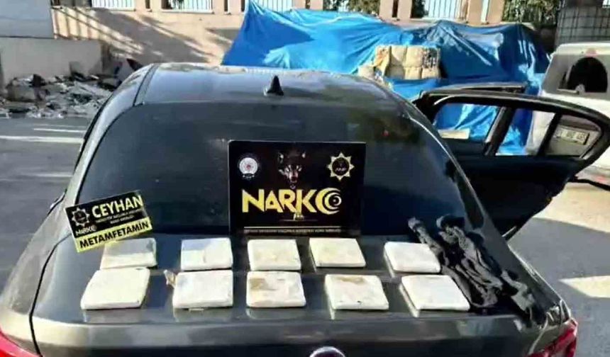 Adana’da Narkotik Operasyonu: İki Araçtan 2 Kilo Metamfetamin Çıktı