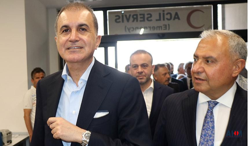 Ak Parti Genel Başkan Yrd. Ömer Çelik Hacı Sabancı OSB'deydi