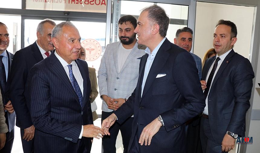 Ak Parti Genel Başkan Yrd. Ömer Çelik Hacı Sabancı OSB'deydi