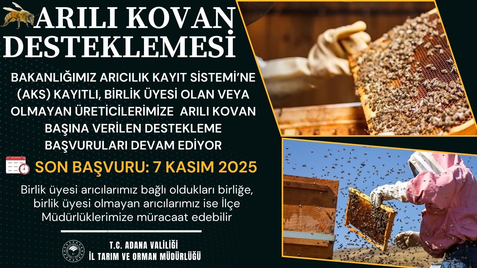 adana il tarim aricilik