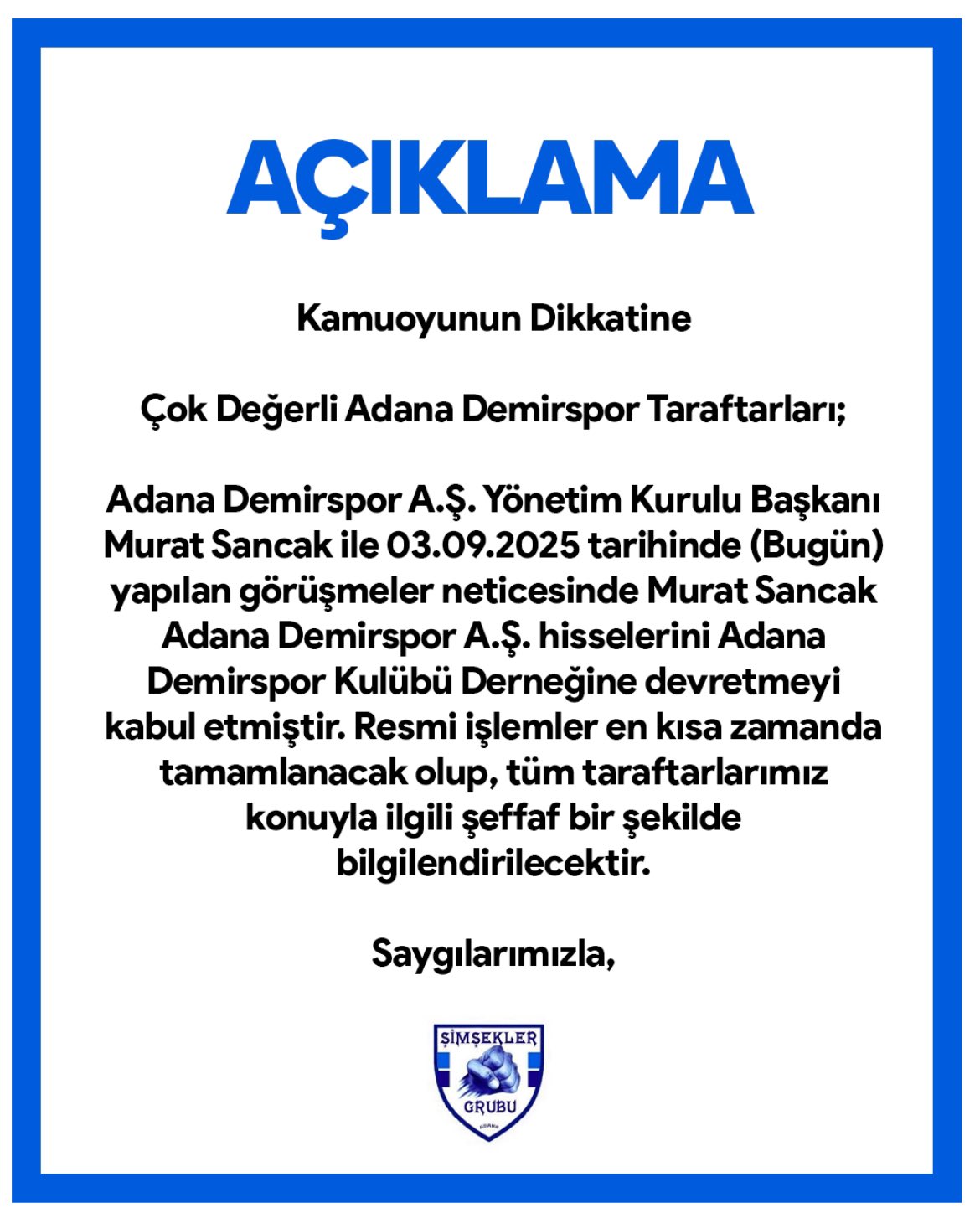 simsekler aciklama