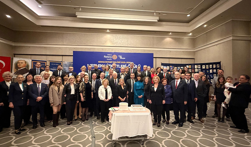 Adana Rotary’den Karayel’e Meslekte Üstün Hizmet Ödülü Haberi-1