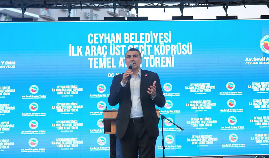 Ceyhan Tarihinde Bir İlk! Dev Üst Geçit Projesinin Temeli Atıldı 2