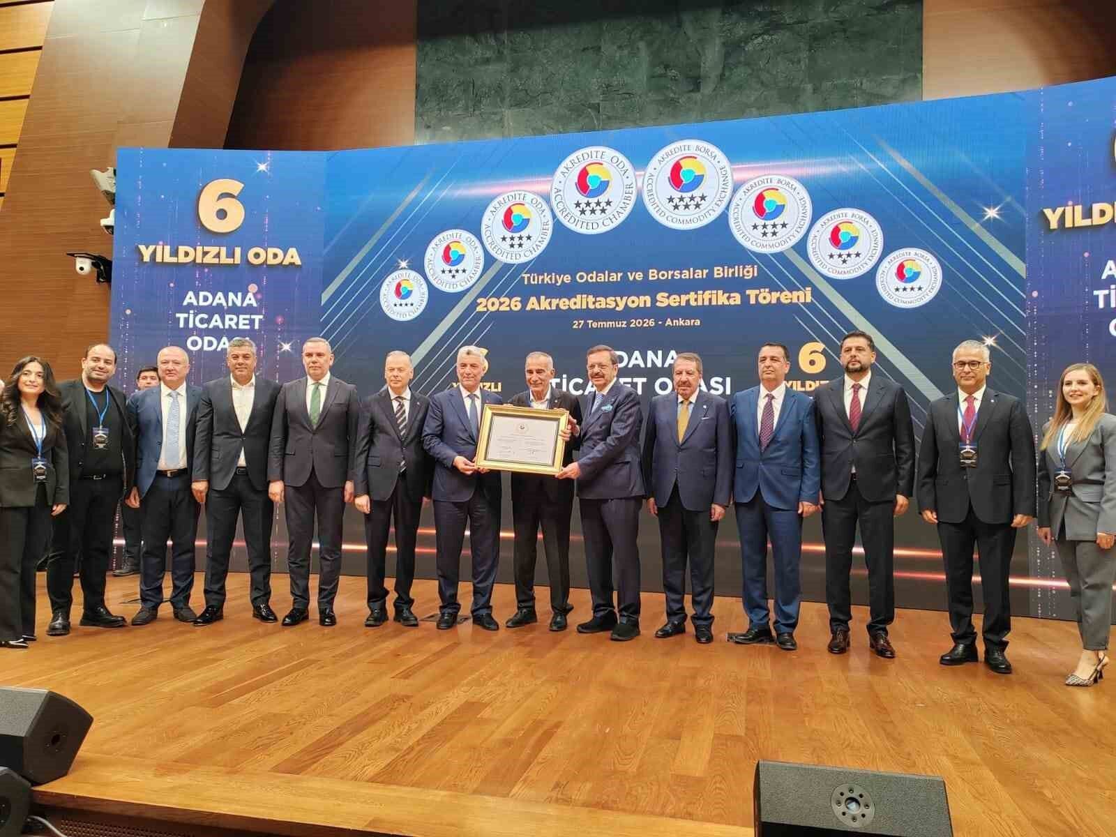 Adana Ticaret Odası'ndan Tarihi Başarı!