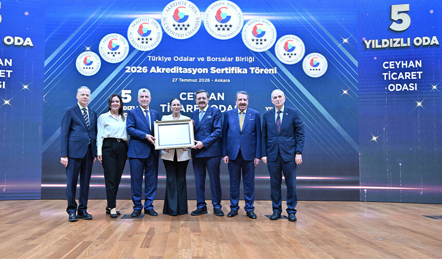 Ceyhan Ticaret Odası'na Bir Kez Daha 5 Yıldız! Başarı Tescillendi