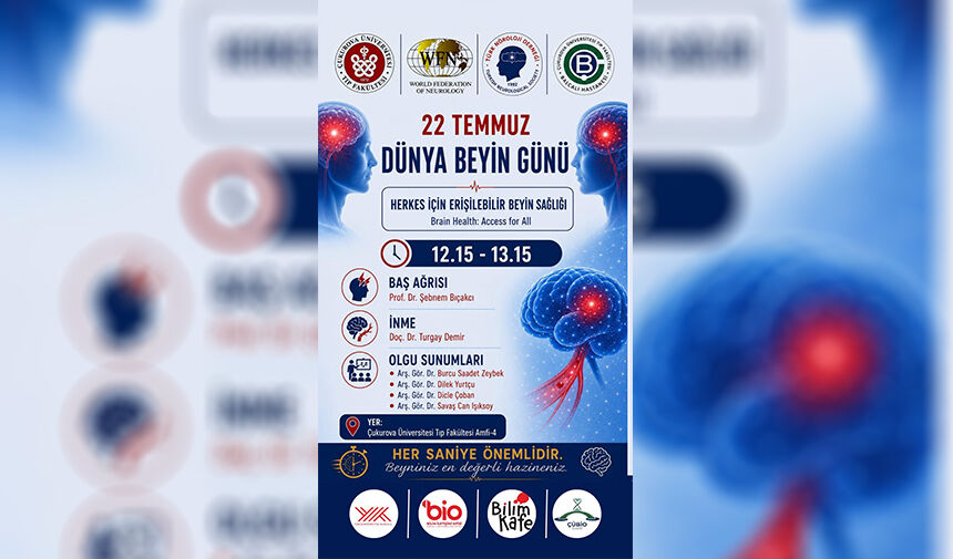 Çukurova Üniversitesi'nden Beyin Sağlığı İçin Önemli Etkinlik!