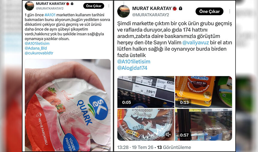 Seyhan Belediye Meclis Üyesi Karatay’dan Tarihi Geçmiş Ürün Uyarısı 3