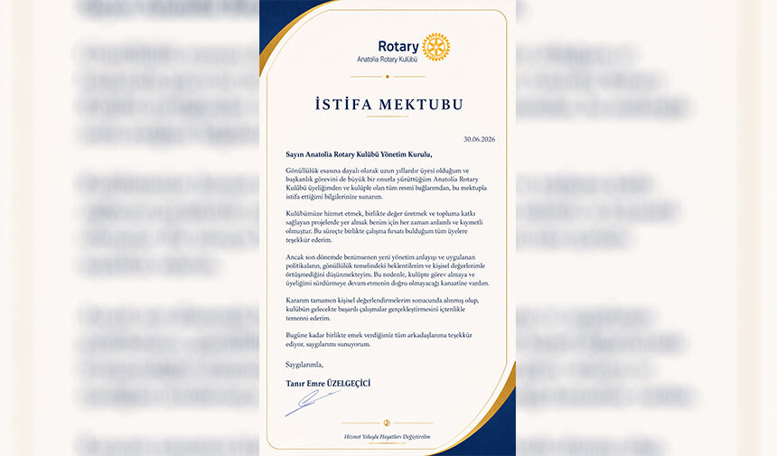 Tanır Emre Üzelgeçici İstifa Etti ! 2
