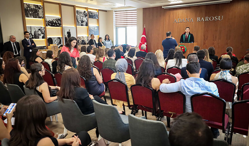 Adana Barosu’nda Emek Veren Avukatlara Anlamlı Jest! 6