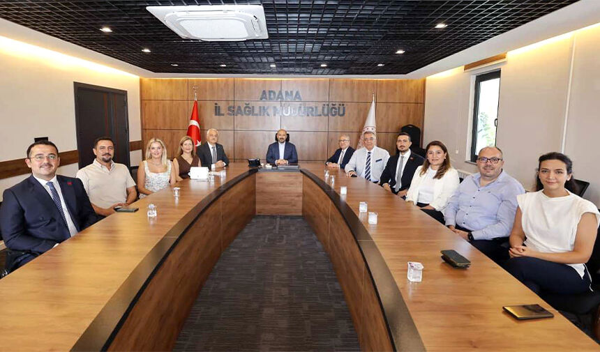 T D B Ve Adana Diş Hekimleri Odasından İl Sağlık Müdürlüğüne Ziyaret 3