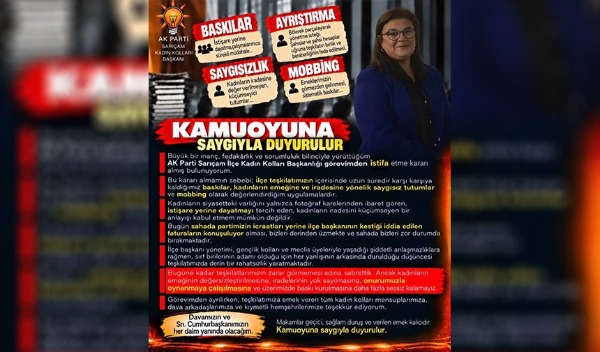 Ak Parti Sarıçam’da Peş Peşe İstifalar 2