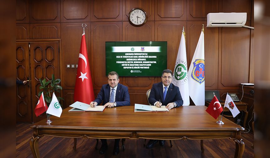 Çukurova Üniversitesi Ile Ceza Ve Tevkifevleri Genel Müdürlüğü Arasında İş Birliği Protokolü İmzalandı 2
