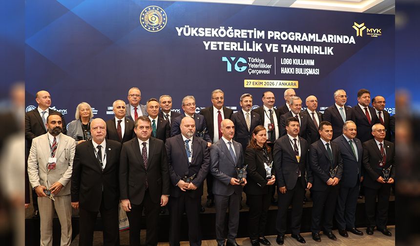 Çukurova Üniversitesine Türkiye Yeterlilikler Çerçevesi Logo Kullanım Hakkı 2